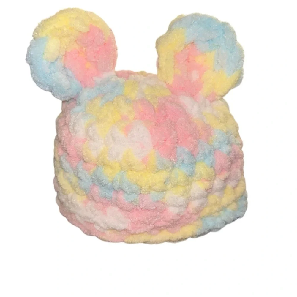 Crochet Preemie Newborn Baby Hat With Ears